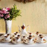 Royal Albert Mokka coffee set – English Bone China