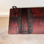 Antique Dutch wall hanger Coat Rack with Shelf - Image 9