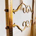 Unique Double Standing Hall Tree Rack in Hollywood Regency Style 1960s Midcentury Coat Hat Rack Vintage Hall Stands - Image 6