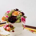 Vintage 1960 Royal Albert Old Country Roses Porcelain Bouquet Of Flowers, Made in England, A Rare Find - Image 4