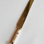 Royal Albert September Flower Cake Knife – Floral Handle, English Bone China