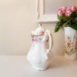 Queen Anne Summer Rose Coffeepot, Fine Bone China, Made in England, Gift Idea - Image 3