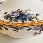 Hard to find, Royal Albert Moonlight Rose Tureen, Deck Bowl, 1st Quality - Image 6