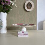 Royal Albert Lady Carlyle Pedestal Dish – Pink Floral Porcelain Comport, English Bone China - Image 2