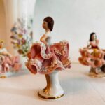 Dresden Lace Porcelain Figurine Vintage Collectible Item Nice gift Vanity Decor - Image 2