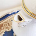 Porcelain Dresden Tea Set – German Bone China, Floral Pattern, 15-Piece Tableware Service - Image 6