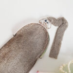 Silver Mesh Flapper Purse – 1920s Art Deco Wristlet with Finger Ring - Image 2