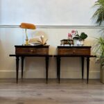 French Provincial Nightstands – Pair of Wooden Bedside Cabinets with Storage, Elegant Bedroom Tables - Image 8