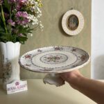 Porcelain Pedestal Dish – Royal Albert Petit Point Comport, English China - Image 7
