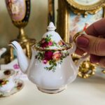 Rare! Rare! Rare! Royal Albert Old Country Roses Mini Set. Dollhouse porcelain set. Made in England. - Image 4