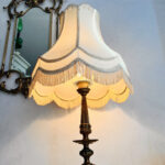 German Ceramic Table Lamp – Soft Cream Glaze, Mid-Century Bedroom or Living Room Lighting - Image 5