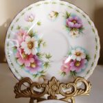 Royal Albert October Cosmos Teacup and Saucer: England Bone China - Image 4