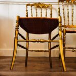 Italian Mid Century Dining Chairs – Set of 4, 1960s Sculptural Wood Frame, Modernist Silhouette - Image 9