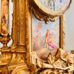 Mantel clock Lancini / vintage from the 70's / made in Italy / Hermle mecanism balance wheels and original key - Image 4