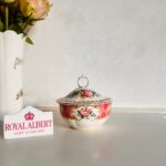 Original Vintage Royal Albert Lady Carlyle Candy Bowl with Lid - Image 3