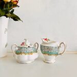 Capodimonte Porcelain Table Lamps – Pair with Pink Roses, Romantic Bedside Lighting