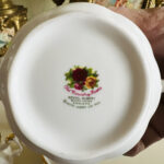 Rare! Rare! Rare! Royal Albert Old Country Roses Mini Set. Dollhouse porcelain set. Made in England. - Image 8