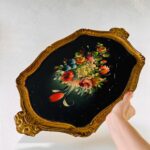 Large Hand Painted Florentine Wood Tray – Italian Vintage Decor - Image 3