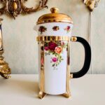 Royal Albert Old Country Roses Coffee Pot – Large Porcelain Floral Teapot - Image 3