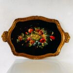 Large Hand Painted Florentine Wood Tray – Italian Vintage Decor