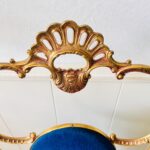 Italian Brass Accent Chair – Sculptural Vintage Armchair with Hollywood Regency Flair - Image 5