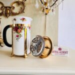 Royal Albert Old Country Roses Coffee Pot – Large Porcelain Floral Teapot - Image 5