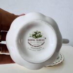 Vintage Royal Albert January Snowdrops Trio: 1970s Bone China Cup, Saucer, Plate - Image 9