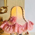 Porcelain Dresden Table Lamp – Lace Figurine Lamp, Collectible German Accent Light - Image 6