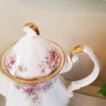 Queen Anne Summer Rose Tea Set – Fine Bone China, English Floral Cups and Saucers - Image 9