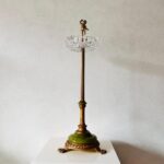 Mid Century Italian Pillar Ashtray – Brass Hollywood Regency Stand