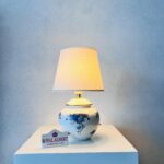 Vintage Royal Albert Moonlight Rose Table Lamp, 1987 LTD, Made in England