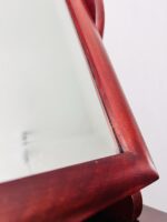 Vintage Swivel Beveled Vanity Mirror: Wood Dresser Top with Drawer - Image 7