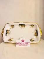 Vintage Royal Albert 'Royal Ascot' Bone China Plate: England Kitchen Decor