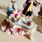 Dresden Porcelain Figurines – Lace Trimmed Collectible Pair, Made in Germany - Image 4