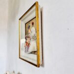 Victorian Shadow Box – 3D Décor with La Mode Illustree Print and Fabric Detail - Image 7