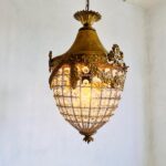 Vintage Crystal Pineapple Pendant Light - Antique Lamp for Home Lighting - Image 3
