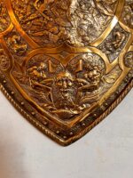 Copper & Brass Wall Shield with Crossed Swords – Vintage Wall Decor - Image 7