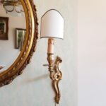 Pair of Bronze Wall Sconces – Mid Century Mod Lighting, French Depose Design - Image 3