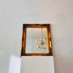 Vintage Rococo Gold Wall Mirror: Ornate Beveled French Style