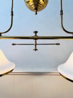 Pull Down Pendant Lamp – Adjustable Vintage Chrome Light, Mid Century Hanging Fixture - Image 4