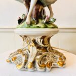 Tall Brass Candelabra Torchiere Lamp Handcrafted Vintage Regency Light - Image 5