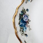 Original Royal Albert Moonlight Rose Plate, English Bone China Porcelain, LTD 1987 - Image 5