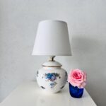 Vintage Royal Albert Moonlight Rose Table Lamp, 1987 LTD, Made in England - Image 2
