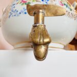 Vintage Porcelain Samovar – Cream Ceramic Teapot Urn, Russian Style Hot Water Kettle - Image 5