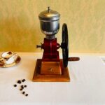 Wood and Cast Iron Coffee Grinder – Industrial Style Vintage Bar Decor - Image 2