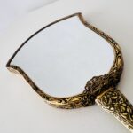 Vintage Vanity Set England – Hand Mirror, Hairbrush & Clothes Brush, Rococo Style Boudoir Décor, 1950s Dressing Table Set - Image 6