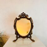 Louis XVI Ribbon Vanity Mirror – Beveled Glass, French Baroque Table Decor - Image 6