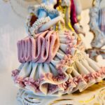 Vintage Dresden Porcelain Table Lamp: Victorian Couple, Made in Germany - Image 10