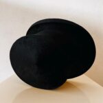 Antique Silk Top Hat – Black Ladies Formalwear, Edwardian Millinery - Image 5