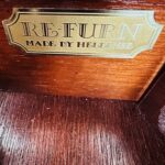 Vintage Round Table with 2 Drawers - Image 8